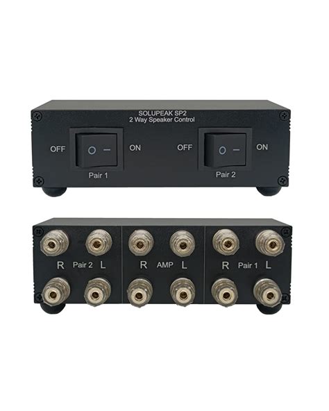 speaker distribution box|stereo speaker selector switch box.